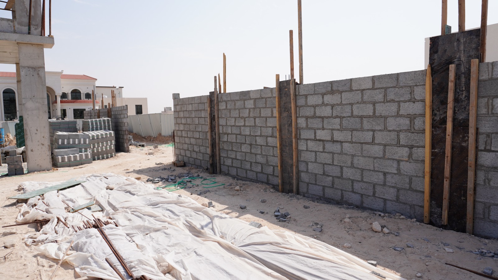 Villa extension project in Dubai by Desert Nest Contracting LLC showcasing modern design and construction quality.