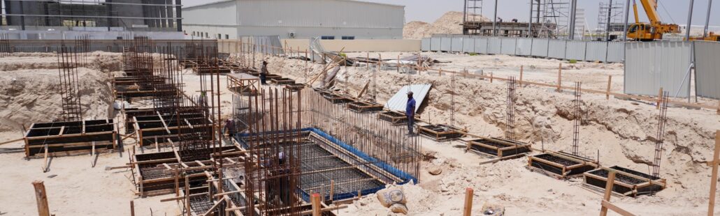 Villa construction project in Dubai by Desert Nest Contracting LLC highlighting modern architecture and durable craftsmanship.